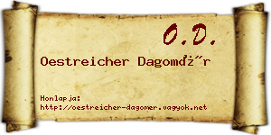Oestreicher Dagomér névjegykártya
